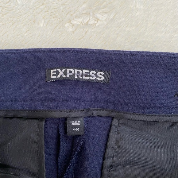 Express navy blue flare sailor pants trousers 4 - Picture 7 of 10